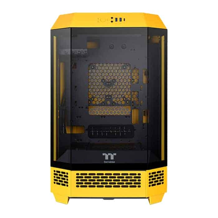 (image for) Thermaltake The Tower 300 Bumblebee Micro Tower Tempered Glass PC Gaming Case